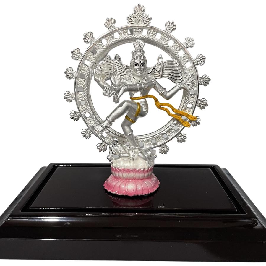 999 Pure Silver Nataraja / Dancing Lord Shiv BIG Idol / Statue / Murti ...